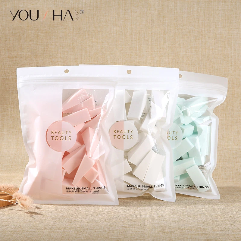 30 шт. спонж для макияжа YOUSHA пудра лица треугольная губка основа консилер