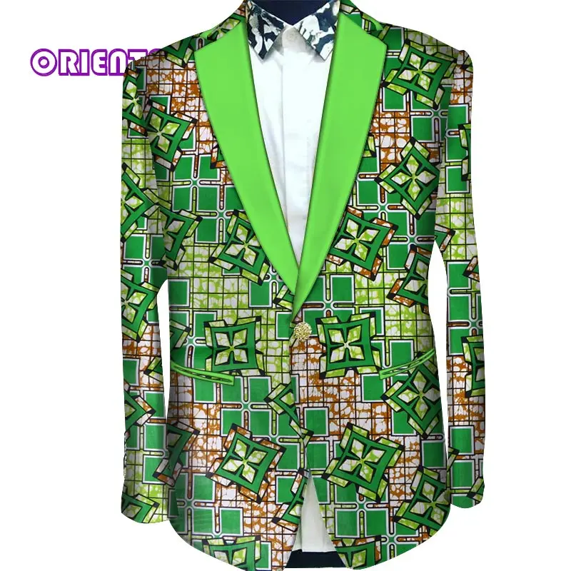 Модный вечерний мужской пиджак Повседневный приталенный для мужчин Мужское