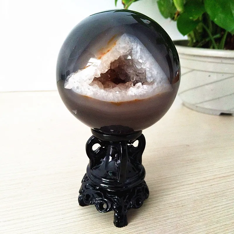 Натуральные камни Druzy agate 69-75 мм кристаллы geode для домашнего декора агат с открытой