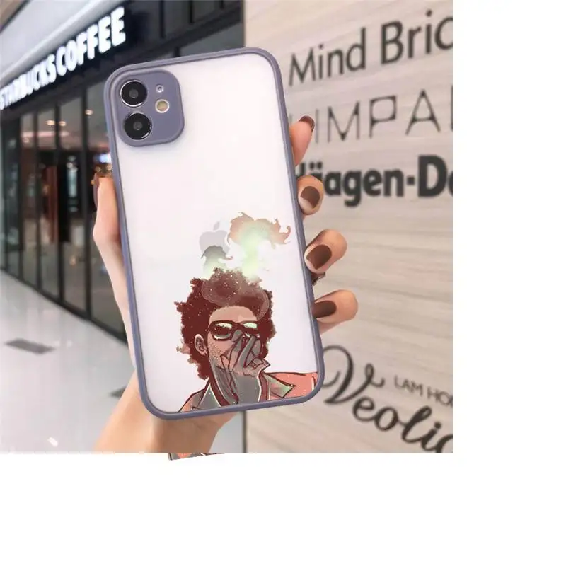 

Rapper The Weeknd XO Phone Cases matte transparent For iphone 7 8 11 12 plus mini x xs xr pro max cover