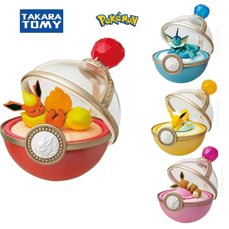 

Pokemon Eevee Family Super Cute Sleeping Pokemon 6 Styles Blind Box Toy Doll Decoration Gift for Little Girl