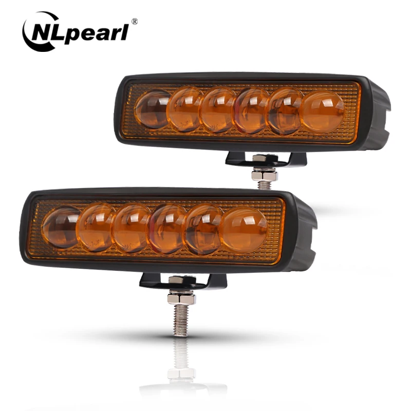 Nlpearl 2x6 'ཎ Вт Светодиодный светильник бар/рабочий 8D объектив точечный