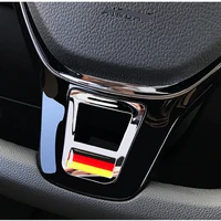car styling steering wheel covers stickers accessories for golf 7 gti mk7 polo 2014 2015 passat b7 2015 b8 mk6 jetta