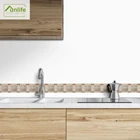 FunlifeЭкологичные водостойкие маслостойкие самоклеящиеся настенные наклейки из ПВХ, термостойкие наклейки для плитки для кухни