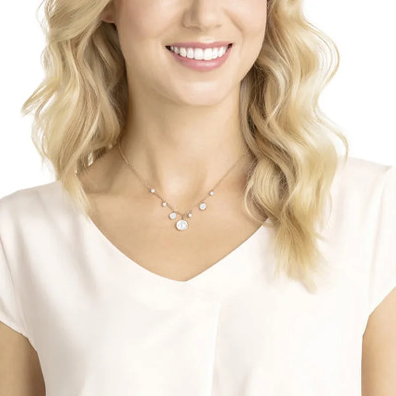 PANDOO модное очаровательное чистое серебро 925 пробы оригинал 1:1 копия белая круглая