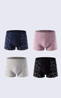 4pcslot mens underwear 100 cotton boxer shorts breathable youth boxer shorts men antibacterial high quality underwear