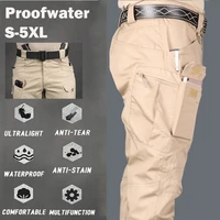 plus size 6xl cargo pants men multi pocket outdoor tactical sweatpants military army waterproof quick dry elastic hiking trouser