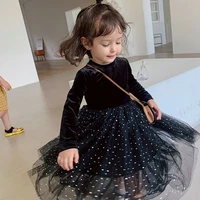 girls dresses 2020 winter dress for girls long sleeve lace up dress toddler princess casual dress girl party dress clothing 3 8y