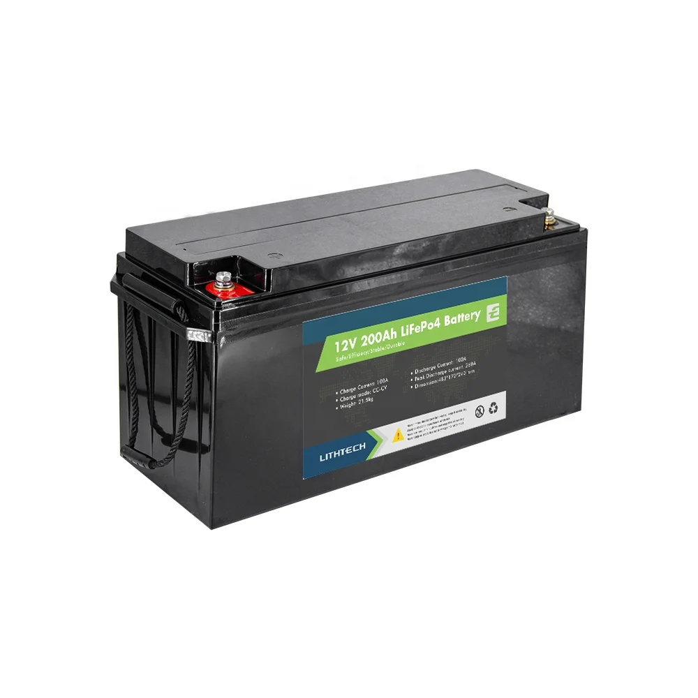 

200ah lithium battery 12v LiFePO4 rechargeable battery Electric Golf Cart
