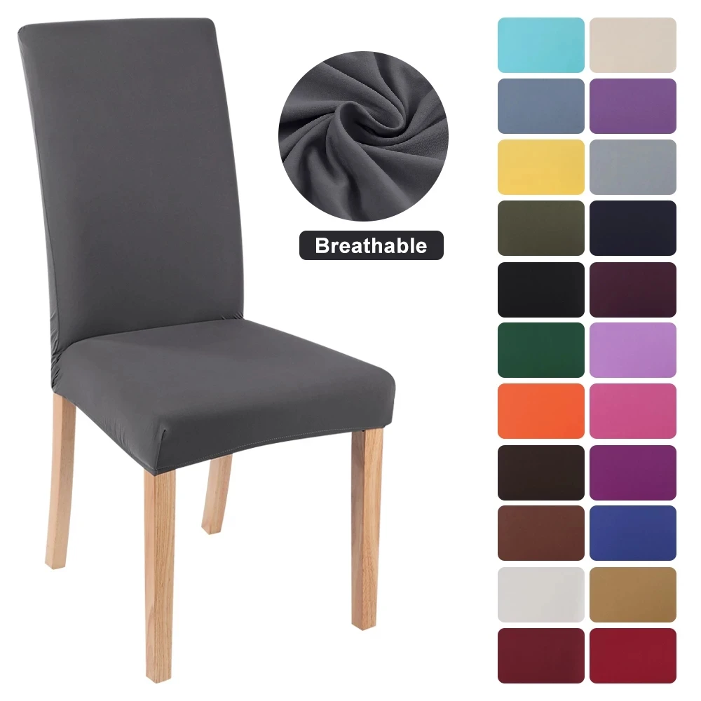 

Stretch Spandex Removable Dining Chair Covers Slipcover Living Room Office Wedding Decoration Chair Cover
