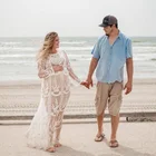 Женское длинное платье в стиле бохо, с вышивкой, на лето, Пляжное Платье для мам