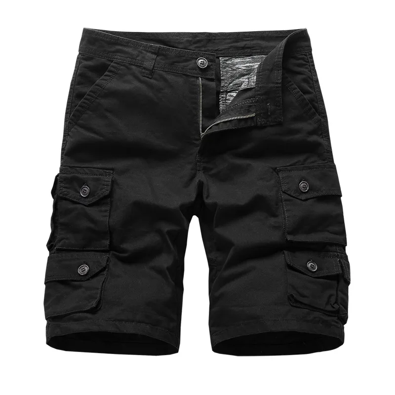 

2021 Summer New Mens Casual Shorts Cargo Male Loose Work Man Military Short Pants Trouers Plus Size 29-40