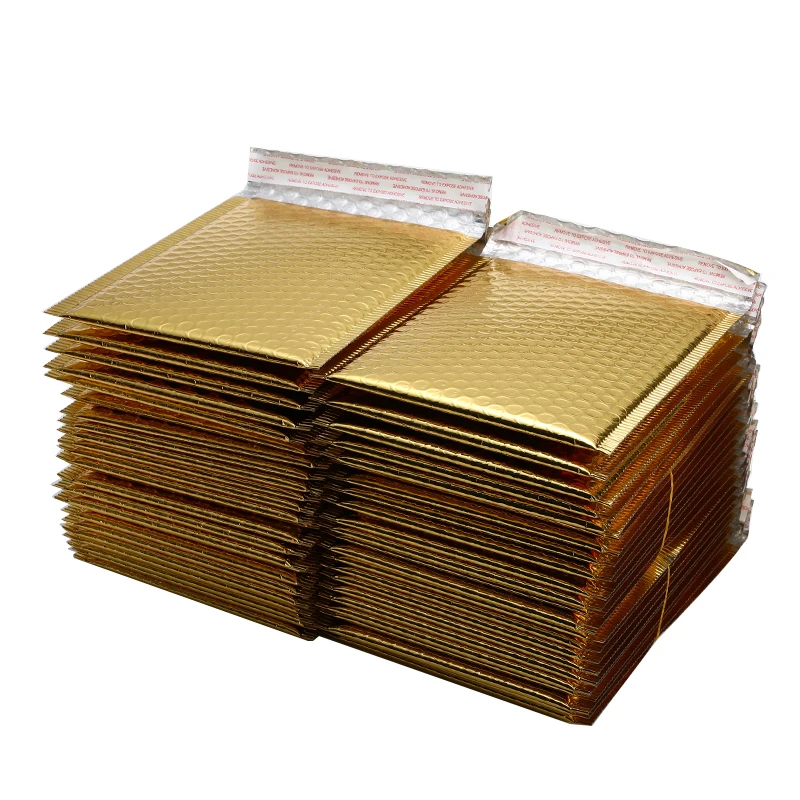 

180x230mm Different Specifications Gold Plating Paper Bubble Envelopes Bags Mailers Padded Shipping Envelope Bubble Mailing Bag