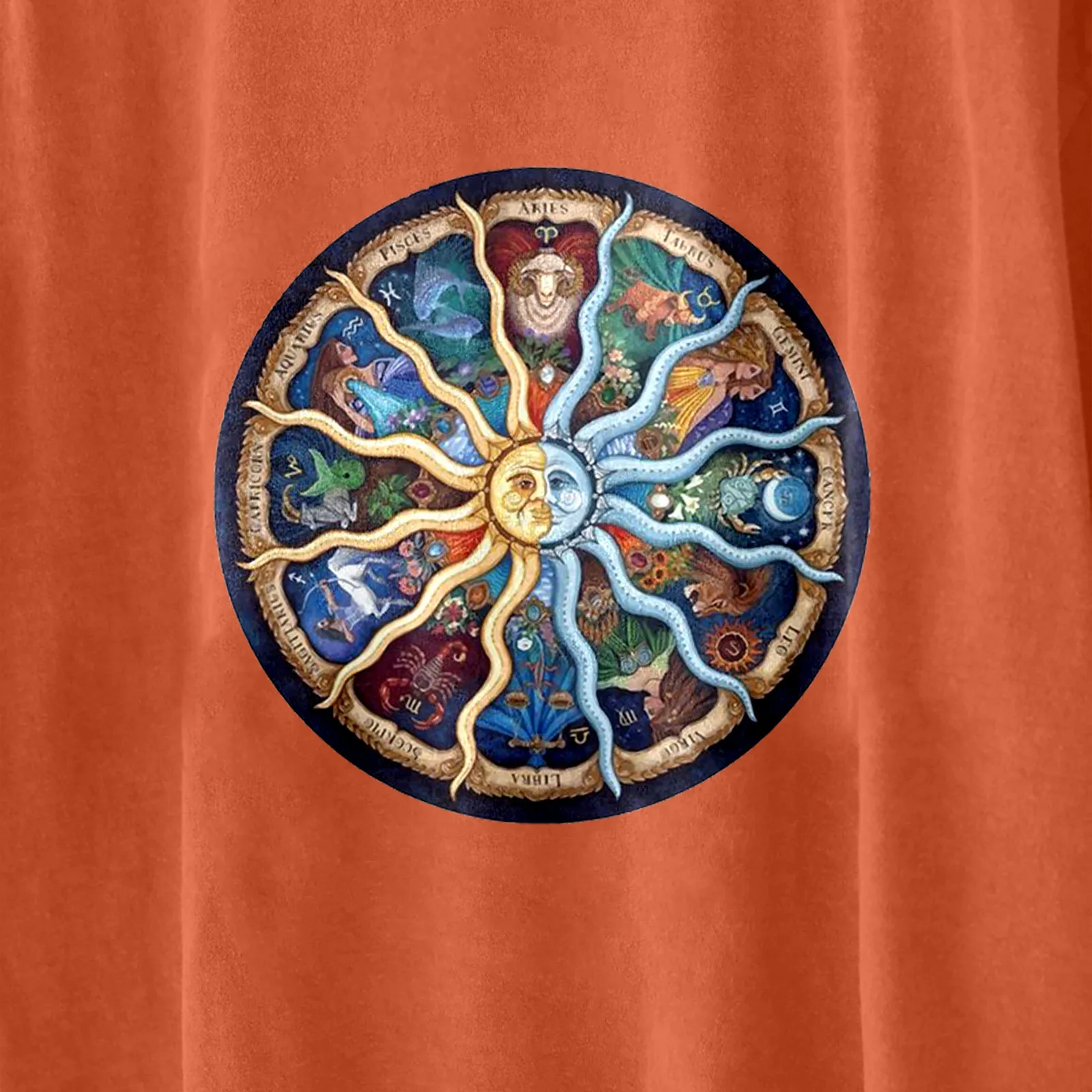 

Vintage Tee Shirts Women 2021 Plus Size Lady Short Sleeve Sun Moon Printed O-Neck Casual Summer Tops Tshirt Woman Camisas Mujer