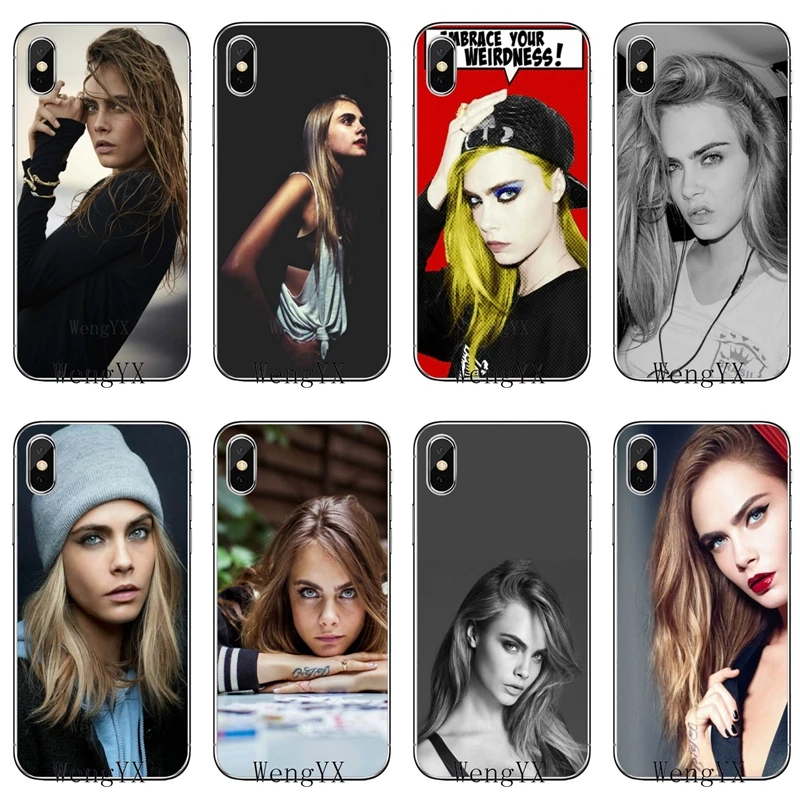Прозрачный чехол для телефона Кара Delevingne постер Xiaomi Redmi Note 7 6 6A 5A 4 4A 3 pro S2 5 plus 4x