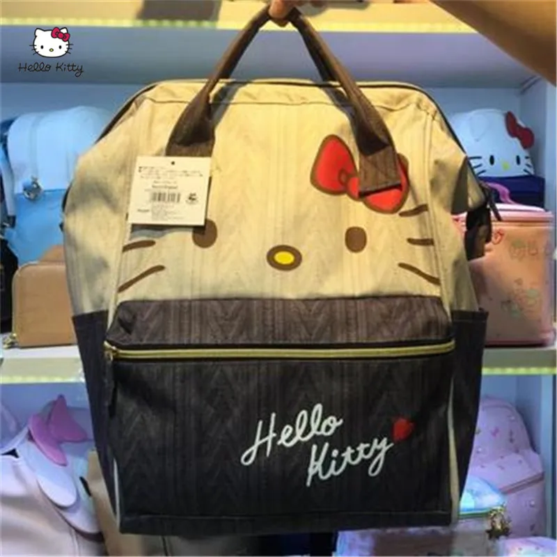 HELLO KITTY модный мультяшный рюкзак многофункциональная Большая вместительная