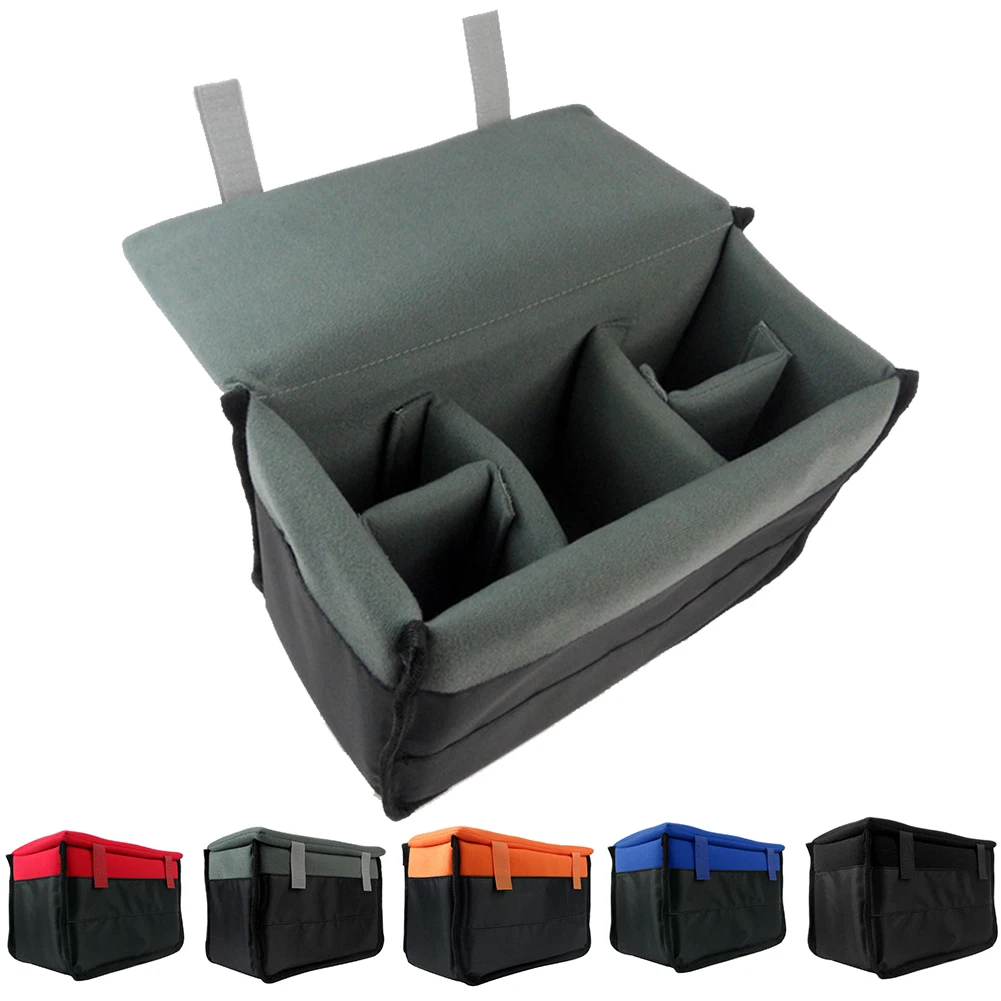 Abrasion Resistant Folding Wear Soft Camera Bag For DSLR Anti-shock Moisture Proof Large Capacity Thicken Organizer | Электроника