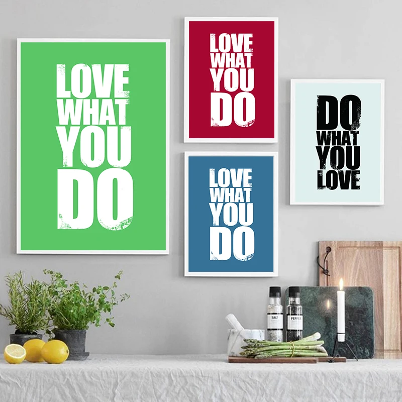 Любовь то что вы делаете определение цитаты скандинавский плакат и печать стены