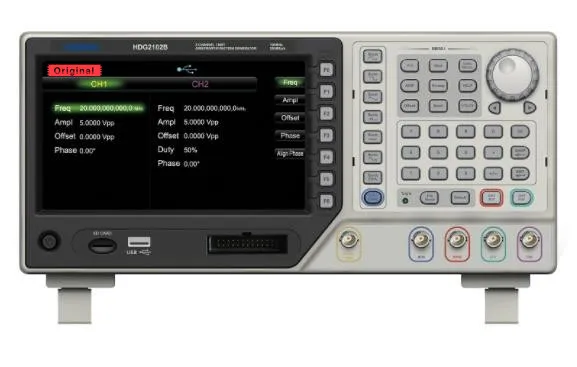 

Hantek HDG2002B Signal Generator USB Benchtop LCD Digital-function-generator 5MHz 2 Channels Arbitrary Function Signal Generator