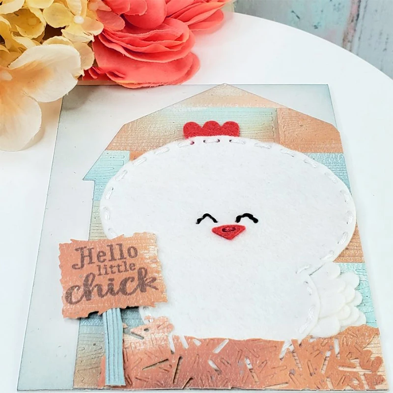 

Металлические пресс-формы Panalisacraft в виде курицы для скрапбукинга «сделай сам»/изготовления карт/Детские забавные украшения