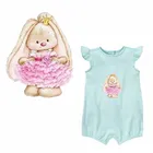 Мультфильм Симпатичные нашивки Термальность наклейки для переноса утюгом для одежды пластырей гладить на нашивки кролик передачи тепла