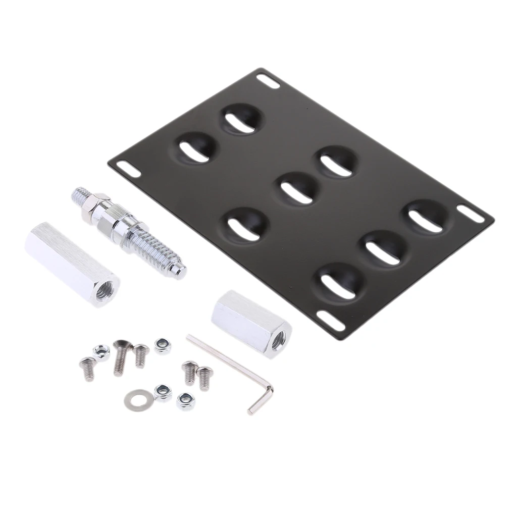 Алюминиевый передний буксировочный крюк номерной знак держатель для BMW E82 88 91 93 70