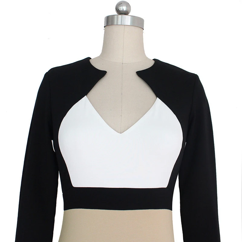 Женское плотное платье OTEN размера плюс с длинным рукавом сексуальное сердцем