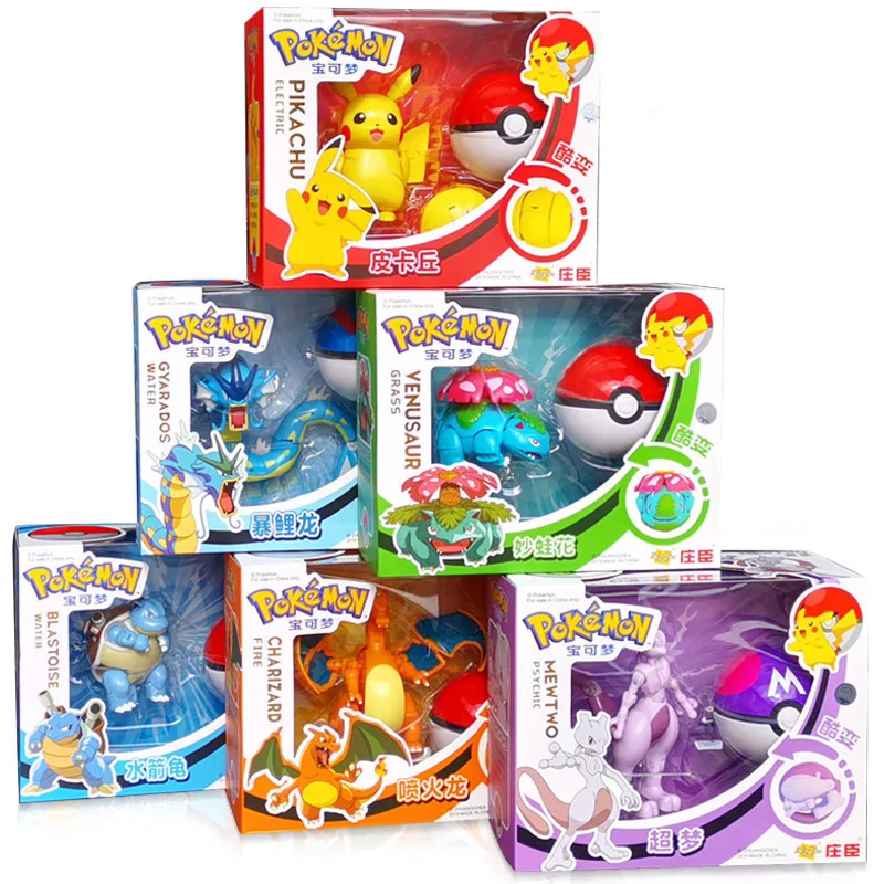 Фигурка игрушечная Карманный Монстр Пикачу чармандер Mewtwo Lunala фигурка прокрутки
