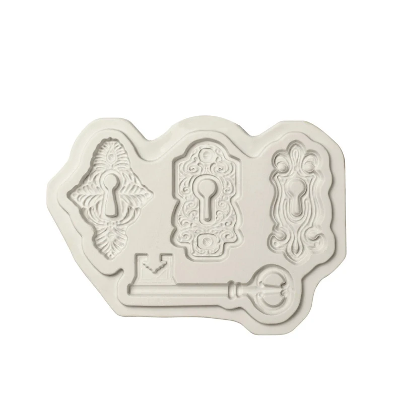 Новый Винтаж ключ моделирование силиконовые формы выпечка торта DIY украшения