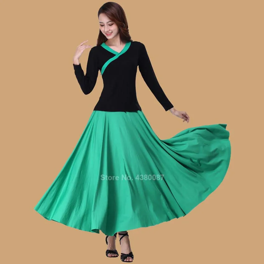 Женский костюм для фестиваля фламенко Женская юбка выступлений на животе