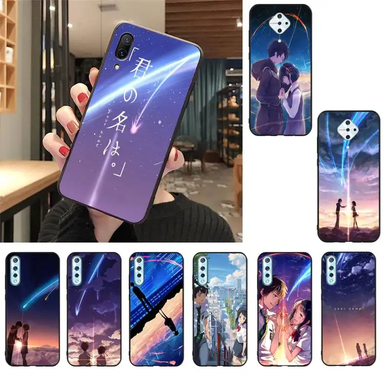HTXian kiminawa ваше имя японская фотосессия для Vivo V17 Neo Y91C Y11 Y19 Y17 Y15 U1 U3 V11i IQOO V11 V15 Pro