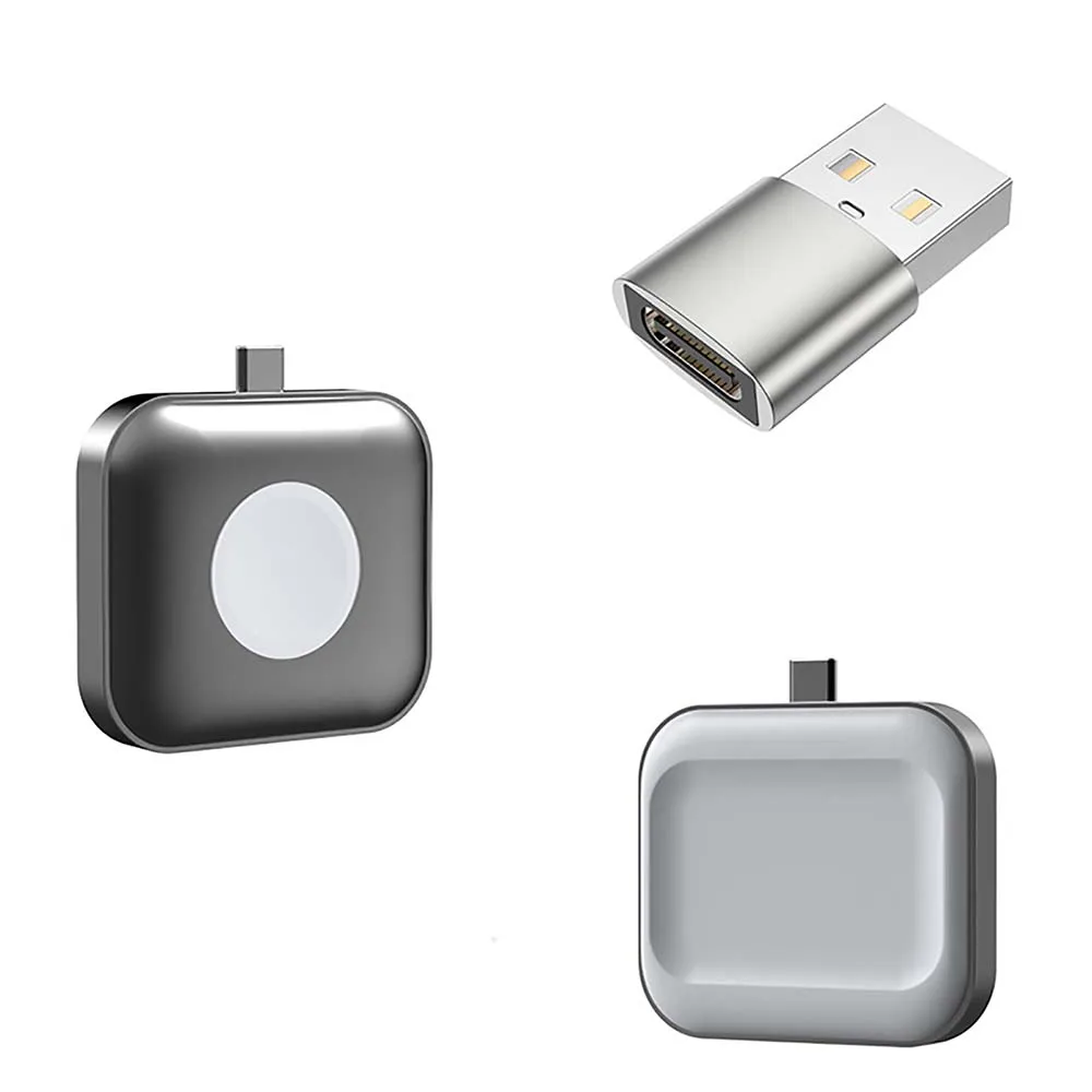 

Практическая 2 в 1 Беспроводной Зарядное устройство часы наушники USB-C зарядная док-станция для Apple Watch / AirPods наушники Зарядное устройство