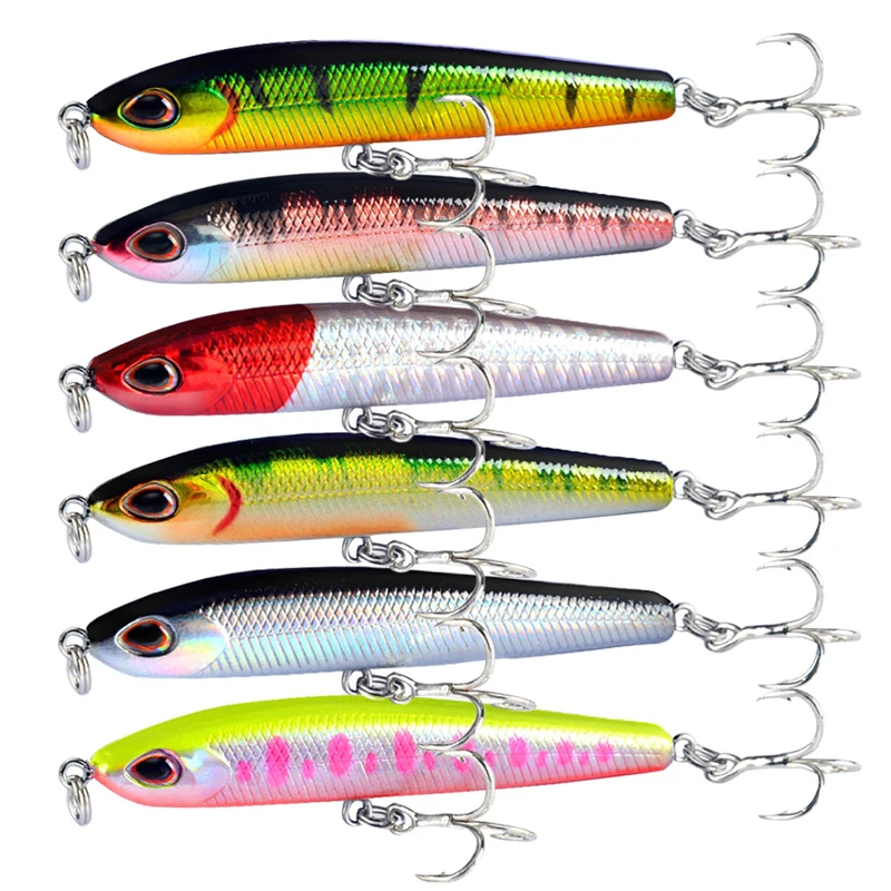 

1 Pcs Pencil Sinking Fishing Lure Weights 9g Bass Fishing Tackle Fishing Accessories Saltwater Lures Fish Bait Trolling Lure