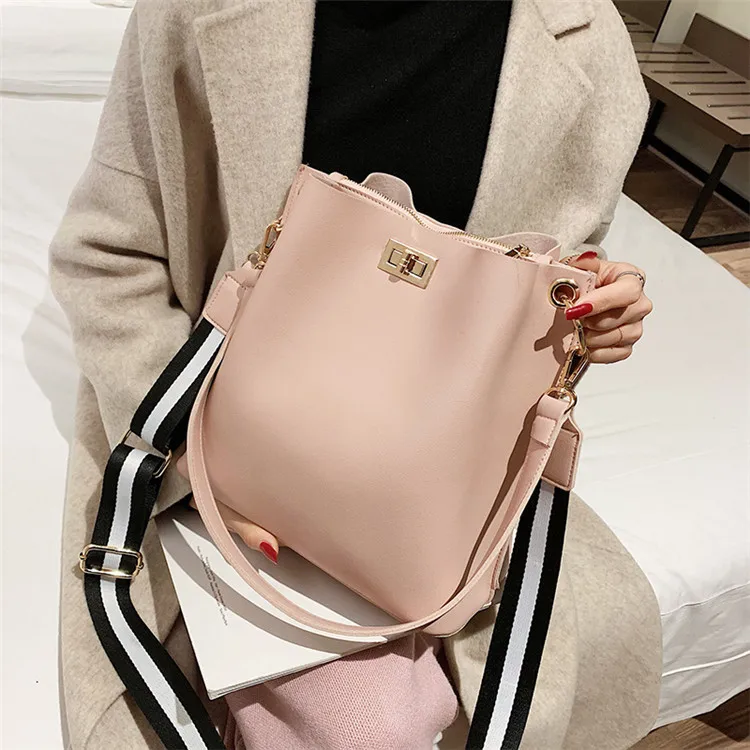 pink HISUELY горячая распродажа новые женские Сумки из искусственной кожи модные дизайнерские черные сумки через плечо в винтажном стиле сумка-мессенджер высокое качество - Цвет: pink