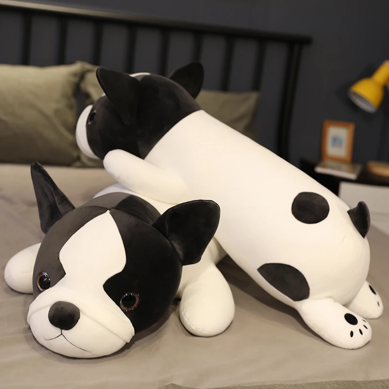 Comprar Almohada De Bulldog Kawaii De 80/100/120CM, Juguete De Felpa, Decoración Para Habitación De Bebé Familiar, Regalo De Cumpleaños Para Vacaciones Para Niños