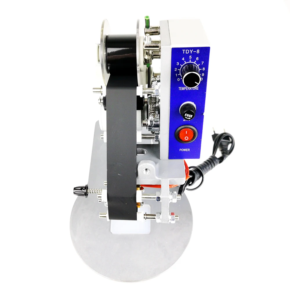 TDY-8 Manual ribbon typing machine small portable direct heat type steel printing code jet printer | Инструменты