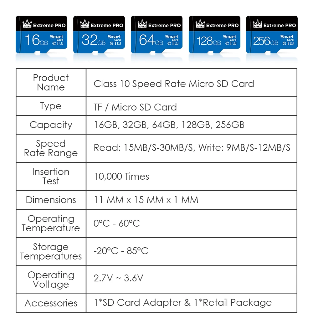 

New Arrival micro sd card 8GB 16GB 64GB 128GB tarjeta micro sd Class10 32GB Memory Card pendrive flash card cartao de memoria