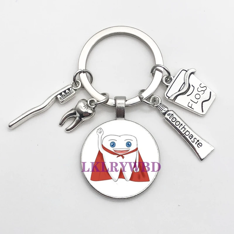 Новинка зубная щетка паста брелок стоматологический помощник подарок