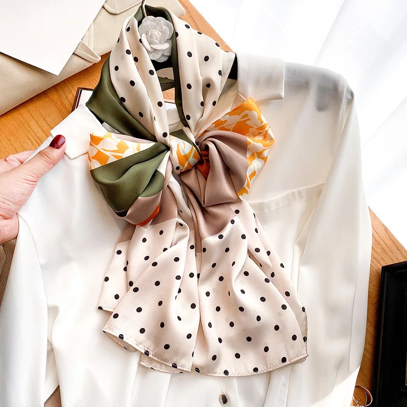 2022 роскошный брендовый летний женский Шарф Модные Качественные мягкие шелковые