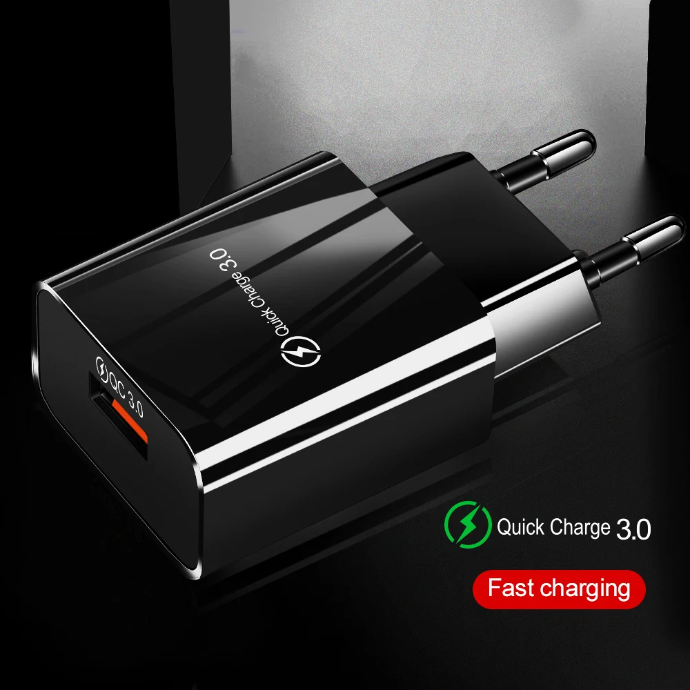 Олаф QC 3,0 USB зарядное устройство quick charge 3,0 для samsung S10 Xiaomi huawei мобильный телефон зарядное устройство адаптер для iphone X 7 8 Plus Xs Max