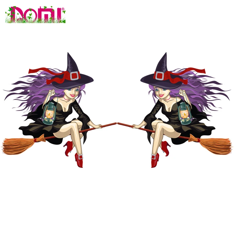 

Witch Funny Car Sticker Printed PVC Decal for Auto Car Styling Car Decoration Windshield Bumper Racing Laptop Trunk Decal