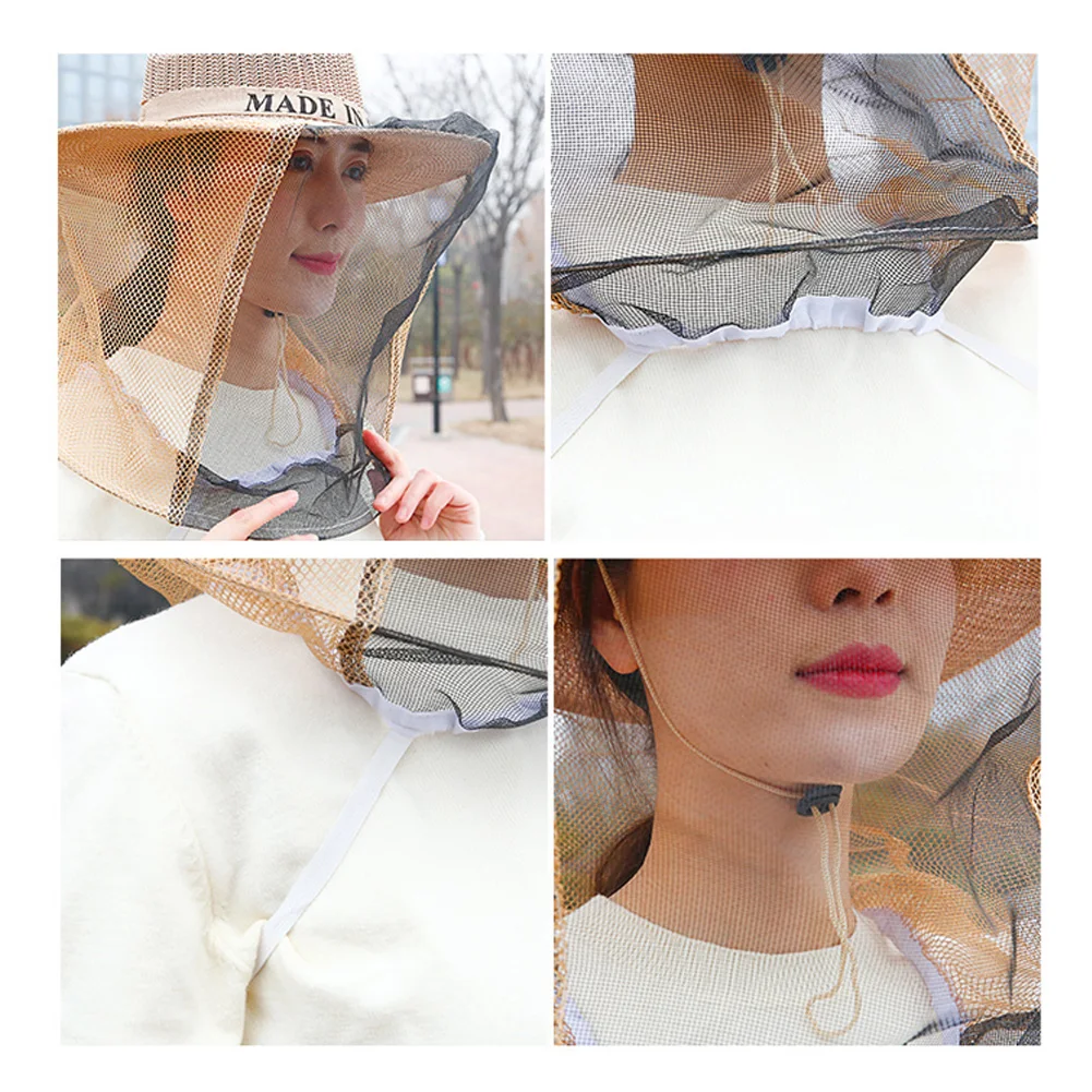 

Anti-bee Hat Beekeeping Tools Bee Keeping Protective Bee Hat Breathable Catch Hats Bee Sting Protection Hat-Veil Mask Locust Hat