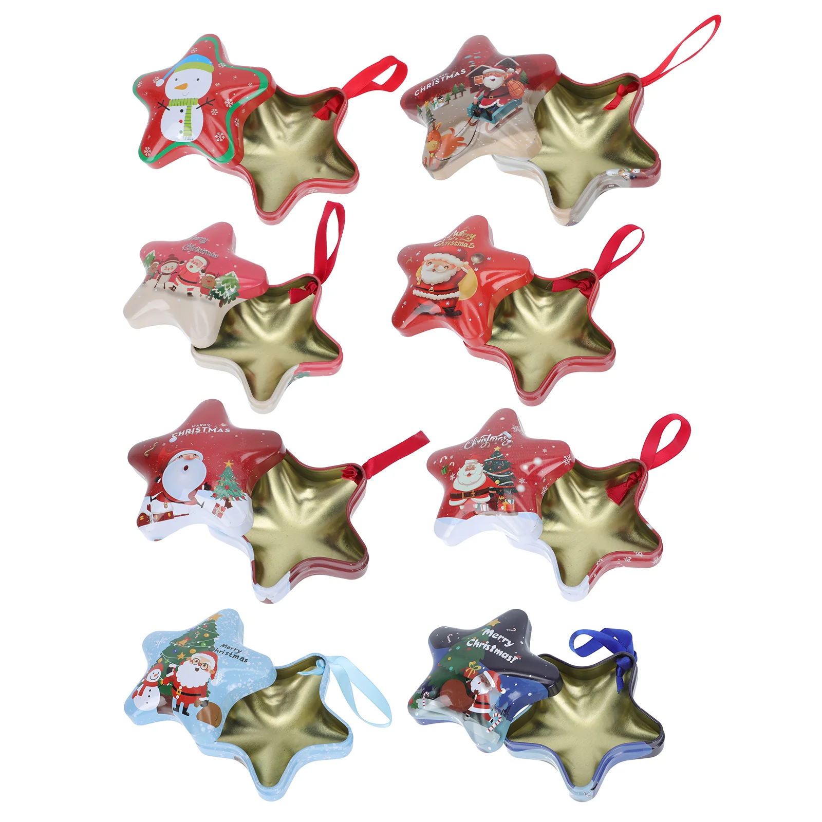 

8 шт. коробки для конфет, коробки для хранения шоколадных печенья, настольные декорации (случайный стиль)