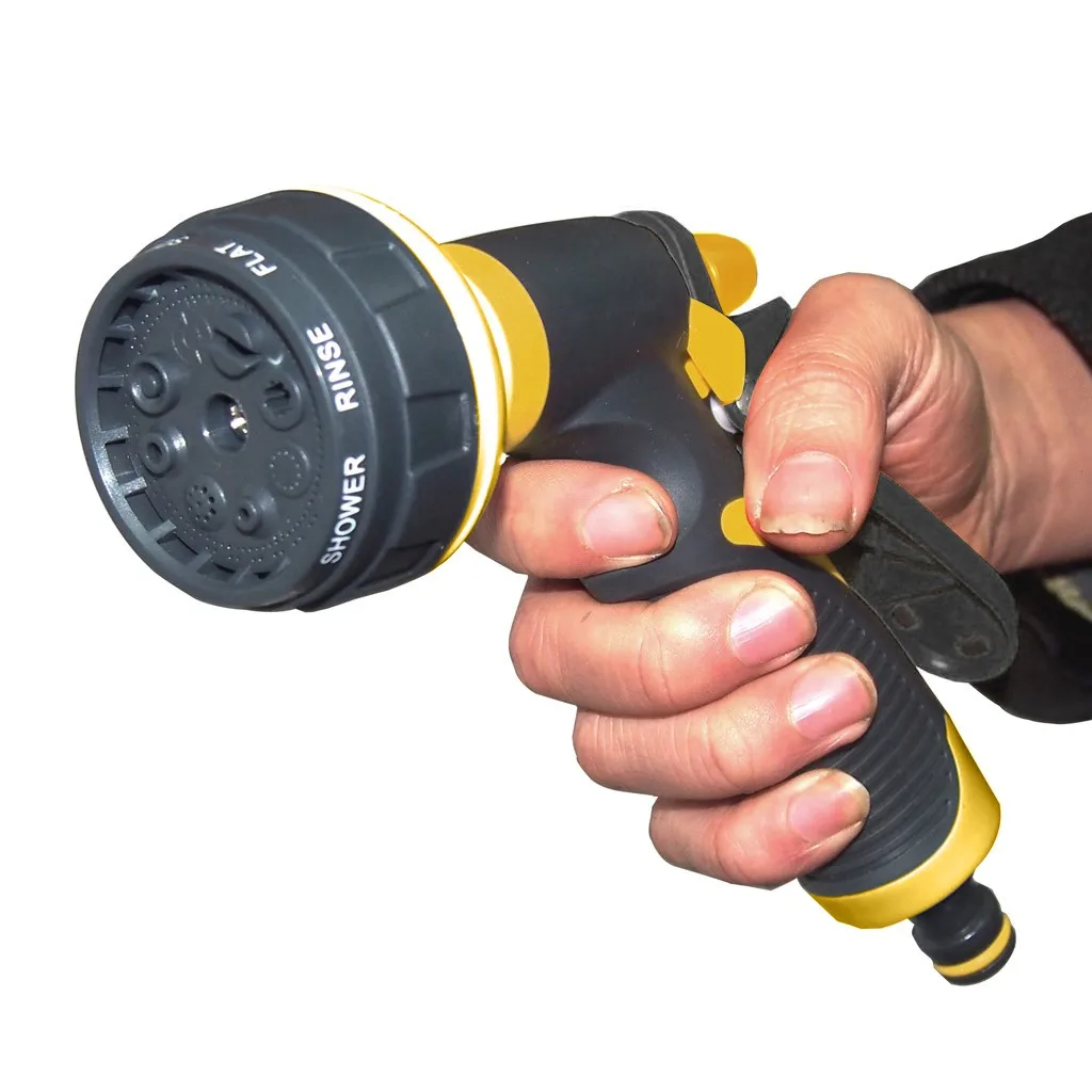 High Pressure Garden Car Wash Water Gun Hand-held Multi-function Hose Spray Nozzle Durable Lawn Sprinkle Tools | Дом и сад