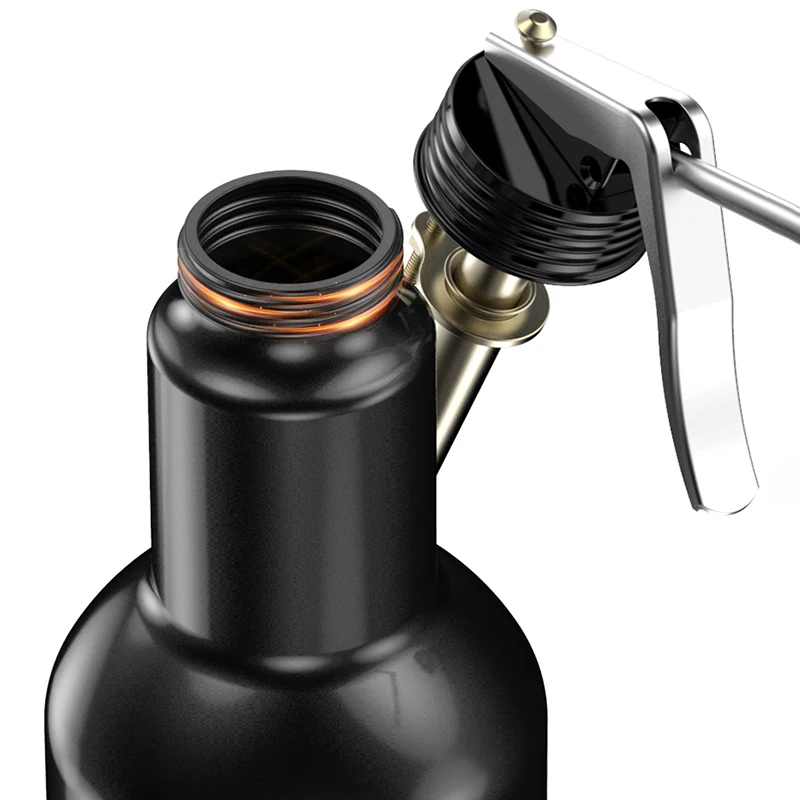 

oiler for greasing Transparent Oil Can Lubrication High Pressure Pump Oiler Lubricating Oil Plastic Machine 280ml grease gun