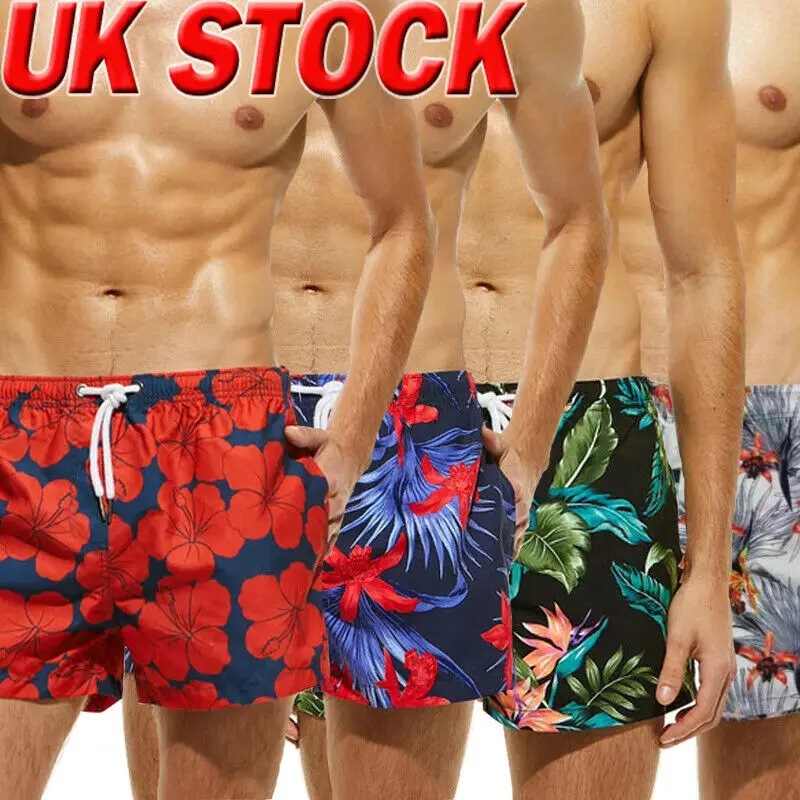 UK мужские пляжные шорты серфинг плавание плавки с карманами нижнее белье |