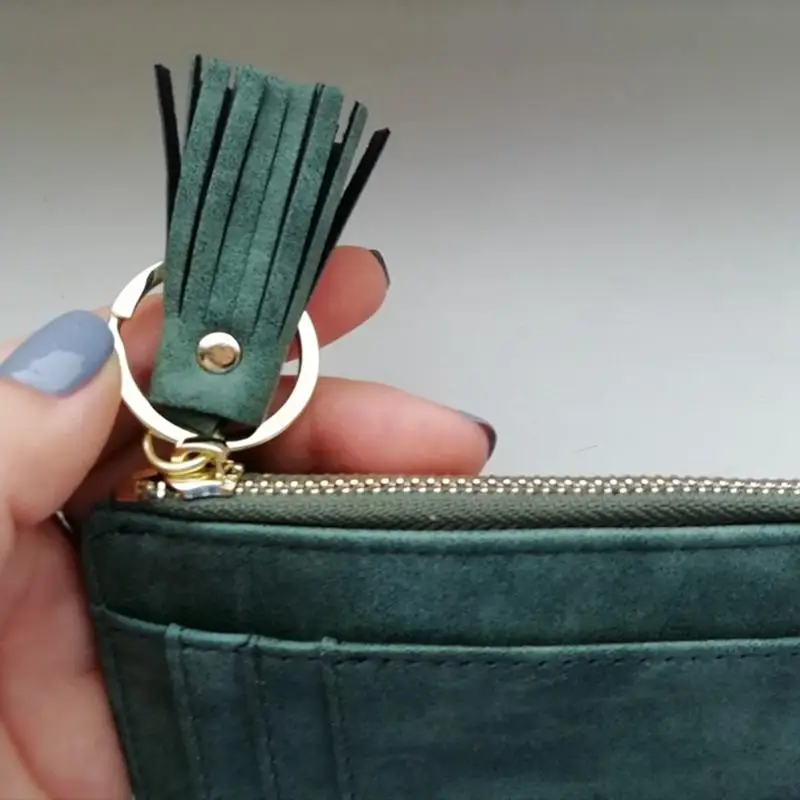 Тонкий женский кошелек короткая сумка маленькие держатели для кредитных карт из