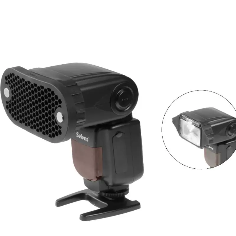 Мини Черный Магнитный силиконовый чехол с Сотами диффузор отражатель для Selens