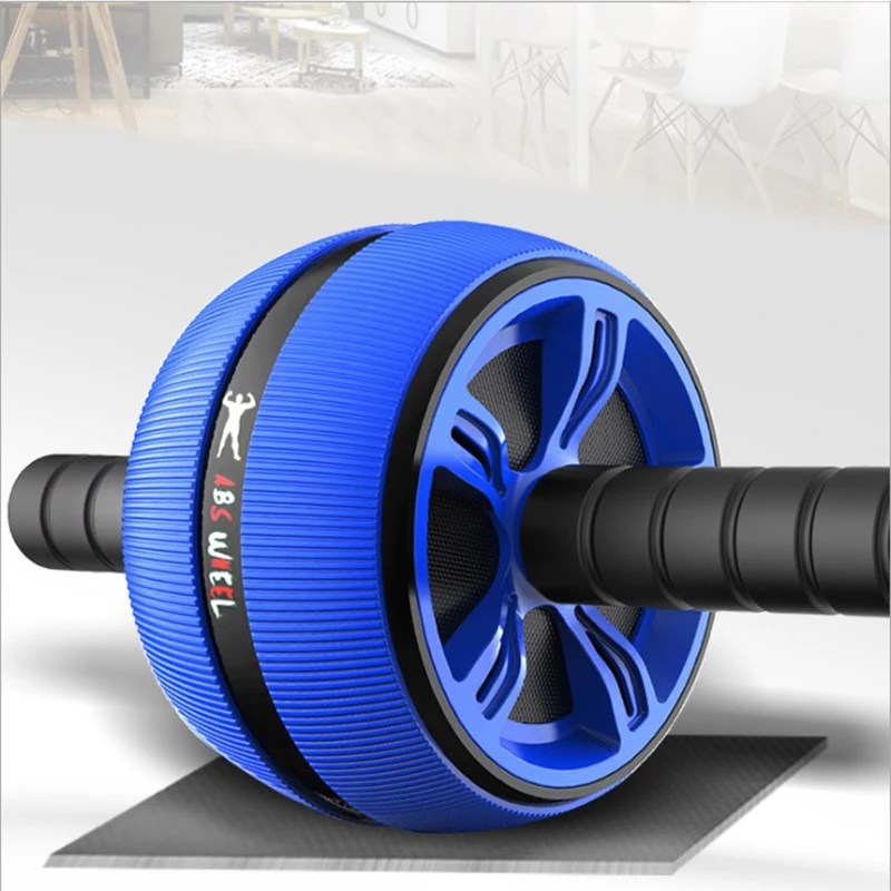 

ABS Abdominal Roller Exercise Wheel Fitness Equipment Mute Roller For Arms Back Belly Core Trainer Body Shape Training Supplies