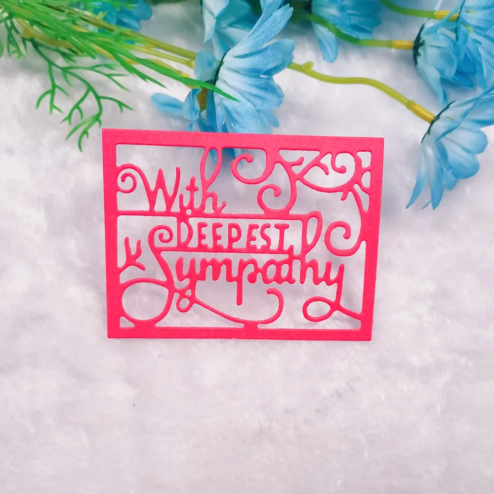 Металлические Вырубные штампы с буквами глубоким сочувствительностью